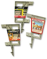 Kitchen: 2x4basics   Dekmate Bench Bracket  2 pack    Redwood