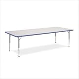 4000 Series Preschool Primary Collection Activity Table (Medium) Banding: Purple Iris, Size: 24