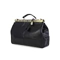 ital. Tasche Arzttasche Damentasche Handtasche Ledertasche schwarz NEU S01S