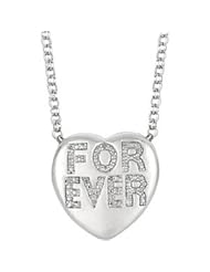 Sweethearts® Heart Shaped Necklace Pendant Sterling Silver 650271