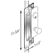 MAG #8849-AL 11 3/4 in. Universal Latch Guard (bagged)