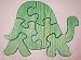 Wooden Educational Jig-Saw Puzzle - Large Turtle