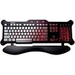 Saitek Eclipse Backlit Keyboard - Red LED ( PZ30AUR )