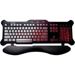 Saitek Eclipse Backlit Keyboard - Red LED ( PZ30AUR )