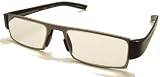 Porsche Design +2.00 Reading Tool Model P'8802 with +2.00 PHOTOCHROMIC LENSES (changes from 8% thru 85% light absorption) - Titanium Mat Frame Front/Mat Black sides - Can be folded extremely flat to fit into breast pocket. +2.00 Dioptre Lenses