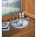 Herbeau OPALE EARTHENWARE OVAL COUNTERTOP LAVATORY BOWL 040102