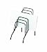 Fellowes Step File Junior Wire Organizer Rack, 6 Sections, Black (72613)