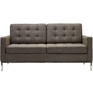Florence Style Loveseat in Oatmeal Wool,LexMod,EEI-186-OAT