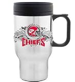 Kansas City Chiefs NFL Travel Mug, Pewter Emblem