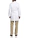 Landau Essentials Relaxed Fit 5-Pocket 4-Button Mid-Length Lab Coat for Men 3124