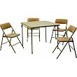 Cosco #14-551-WHD 5 Piece Wheat Color Table Chair Set