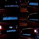 Koolertron Sound music Activated Car Stickers Equalizer Glow Blue Light (800mm x 160mm)