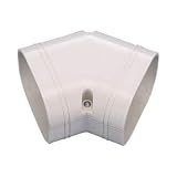 因幡電機産業:スリムコーナー平面45°　＜SKF＞ 型式:SKF-140　(アイボリー)（1セット：5個入）