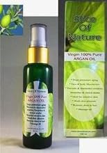 Slice of Nature&copy; Virgin Argan Oil. Raw, Cold Pressed, 100% Pure 50ml(1.7oz)
