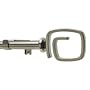 Levolor Square Swirl Rod Set, Satin Nickel, 3/4-Inch Diameter, 66 to 120-Inch Width
