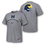 Michigan Wolverines Nike T-Shirts - Football Practice