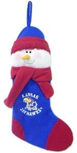 Kansas Jayhawks 22'' Snowman Stocking
