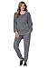 Women's Plus Size 2-Piece Thermal Sweatsuit