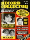 RECORD COLLECTOR MAGAZINE No. 92, Kate Bush, Wham!, Iggy Pop, The Beatles