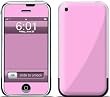 Solid State Pink Protective Skin Decal Cover Faceplate for Apple iPhone (2G)