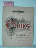 Produkt-Bild: Lyrische St&uuml;cke f&uuml;r Pianoforte komponiert von Edvard Grieg. Heft II / 2. Opus 38. Edition Peters Num