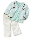 Nannette Baby Girl Three-Piece Cardigan Set
