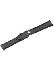 Swiss Army Centurion Series Genuine Smooth Black Leather 20mm Watch Band