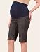 Motherhood Maternity: secret fit belly(tm) cuffed stretch fabric maternity short