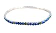 Anklet - A5 - Swarovski (tm) Crystal - Stretch ~ Caribbean Mix