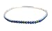 Anklet - A5 - Swarovski (tm) Crystal - Stretch ~ Caribbean Mix