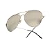 UB Silver Frame / Mirrored Lens Aviator Sunglasses