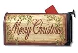Merry Christmas Magnetic Mailbox Cover