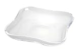VIVO Villeroy & Boch Design 0711 8-1/2-Inch Glass Clear Shallow Bowl