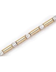 14K Yellow Gold Diamond Bracelet