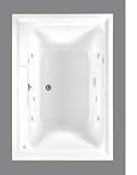 American Standard 2748.002 Town Square 5' x 42 Whirlpool Bath, Linen
