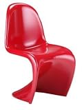 S Stacking Chair in Red Finish