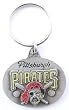 Pittsburgh Pirates Oval Pewter Keychain