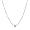 14k White Gold Solitaire Diamond Pendant (1/10 cttw, H-I Color, I1 Clarity), 18