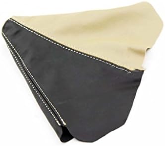 Fits 1997-2004 Corvette C5 Real Ebony/Light Oak Leather E-Brake Boot . (Skin Only)