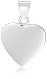 Image of Silver Polished Heart Pendant