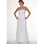 Strapless Ivory Beaded Evening Dress - Bridal, Wedding, Party, Formal Gown by Sean Collection (1817)