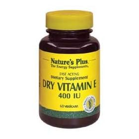 Natures Plus DRY VITAMIN E 400 IU VCAPS 60