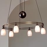 Low Voltage Halogen Chandelier No. 5556/6 by Holtkoetter Leuchten