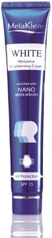 Best Cream White Melasma Brightening Cream Enriched with Nano Alpha Arbutin UV Protection SPF 15 30 G. Results in 11 Days