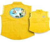 Corona Sailboat Print Junior Size Sleeveless Shirt