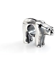 Silver Bear Charm for 3mm Charm Bracelets