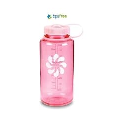 Nalgene BPA Free Tritan Wide Mouth Water Bottle, 32 Oz, Pink