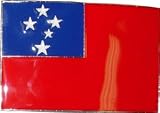 Mens SAMOA FLAG Punk Rock Metal Belt Buckle