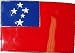 Mens SAMOA FLAG Punk Rock Metal Belt Buckle