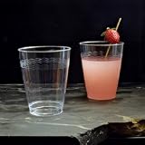 EXTRA HEAVYWEIGHT PLASTIC CLEAR 10 OZ. TUMBLER CUPS 12/20 240CS